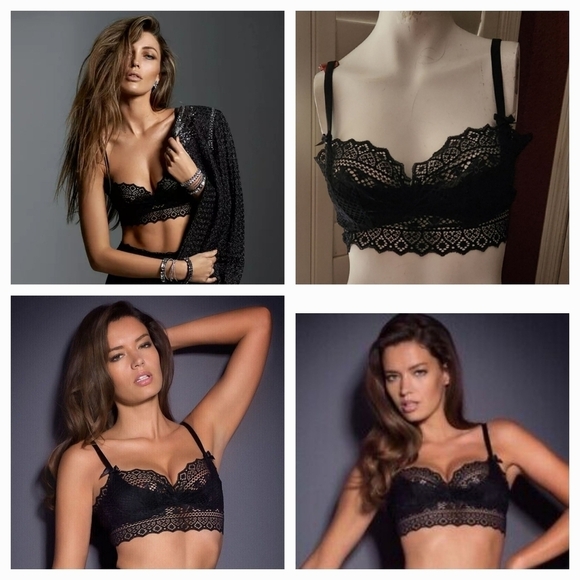 Agent Provocateur 'STONE'  Bra‎ in Black Lace * - Picture 1 of 12